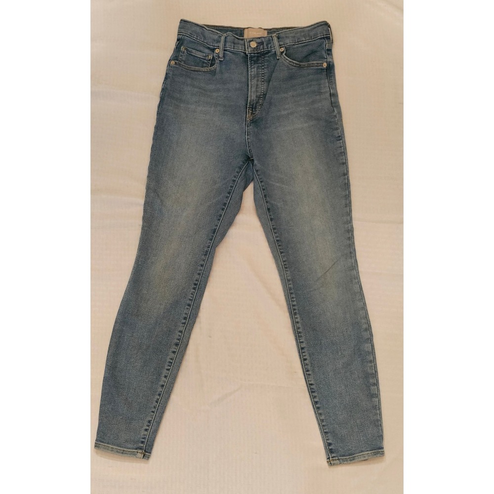 Everlane The Way High Skinny Jean Womens 31 Regular Blue High Rise Stretch Denim